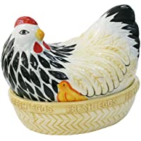 Mason Cash Madre Chip Resistente gallina Nido Huevos Almacenamiento- Multicolor-